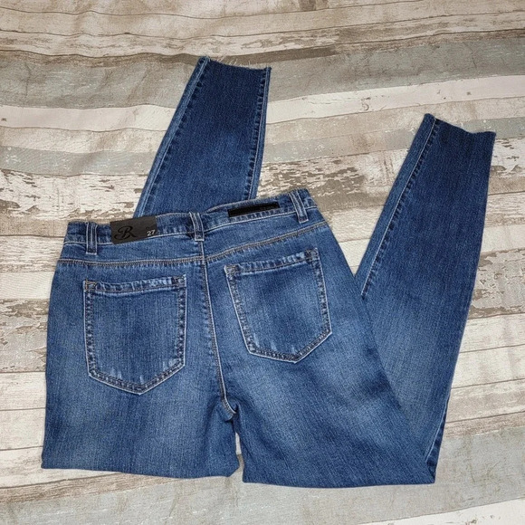 BLUE REVIVAL Women's Sienna Mid-Rise Skinny Jeans Milan Medium Wash Size 27 New - Picture 9 of 16